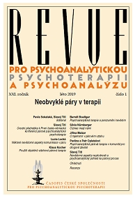 REVUE PRO PSYCHOANALYTICKOU PSYCHOTERAPII A PSYCHOANALÝZU REVUE PRO PSYCHOANALYTICKOU PSYCHOTERAPII A PSYCHOANALÝZU